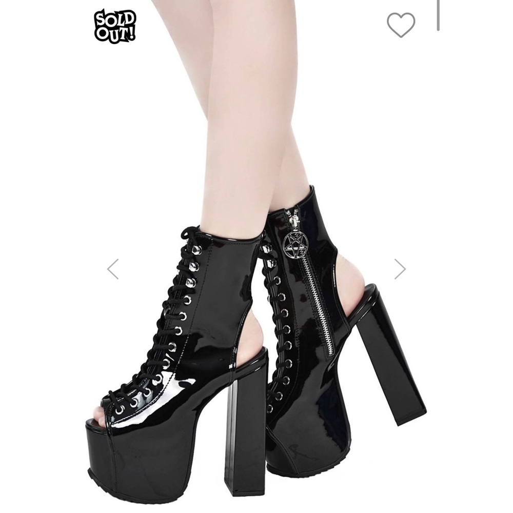 Galactic Platform Killstar Combat Boots Size 8 - image 3